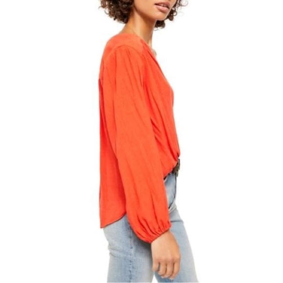NEW Free People Check On It Wrap Top Size Small - Picture 6 of 10